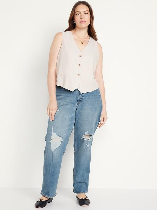 Curvy High-Waisted OG Loose Jeans Product Image