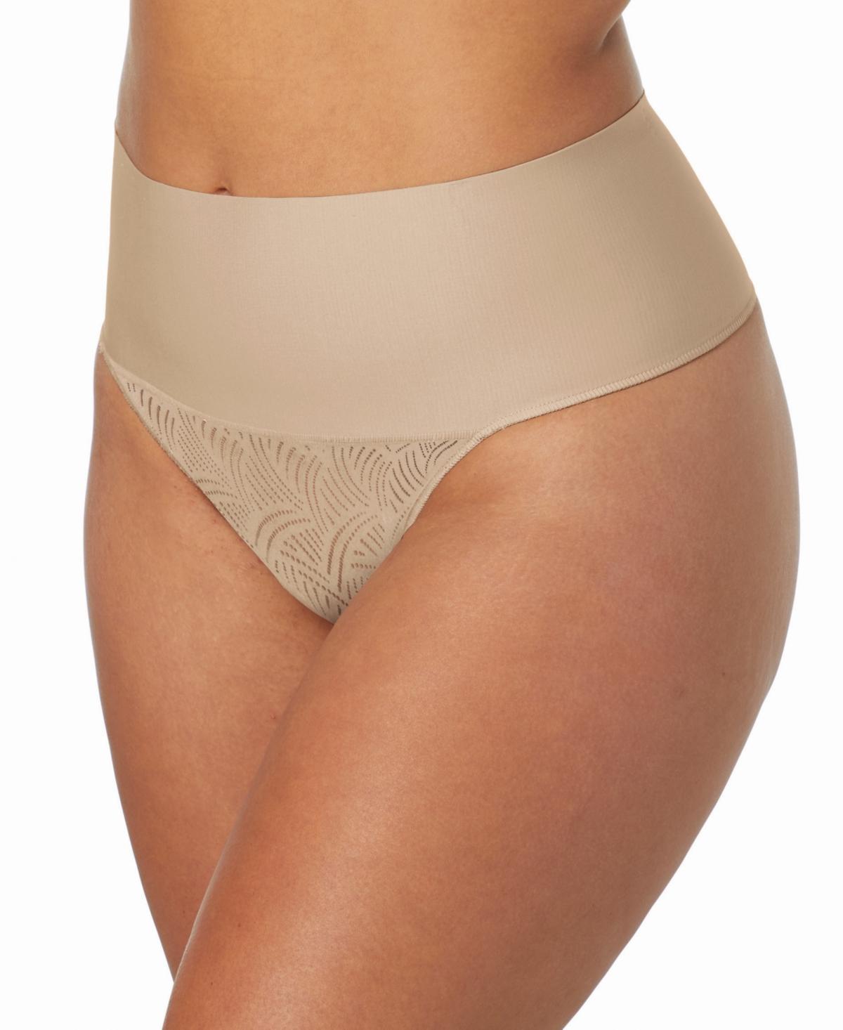 Maidenform Tame Your Tummy Lace Thong DM0049 Product Image