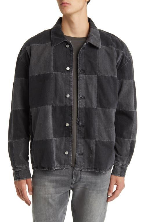 FRAME Checkerboard Denim Jacket Product Image