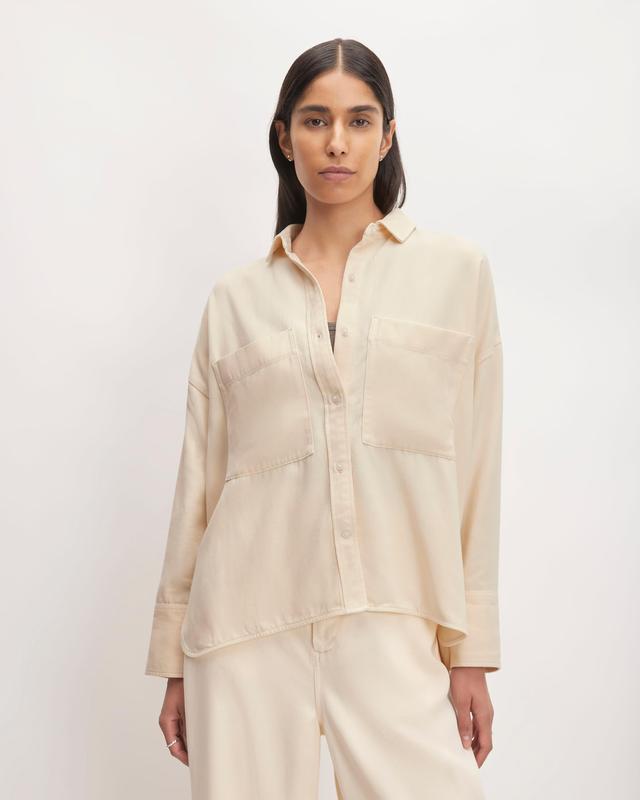 The Boxy Overshirt in Buttersoft Product Image