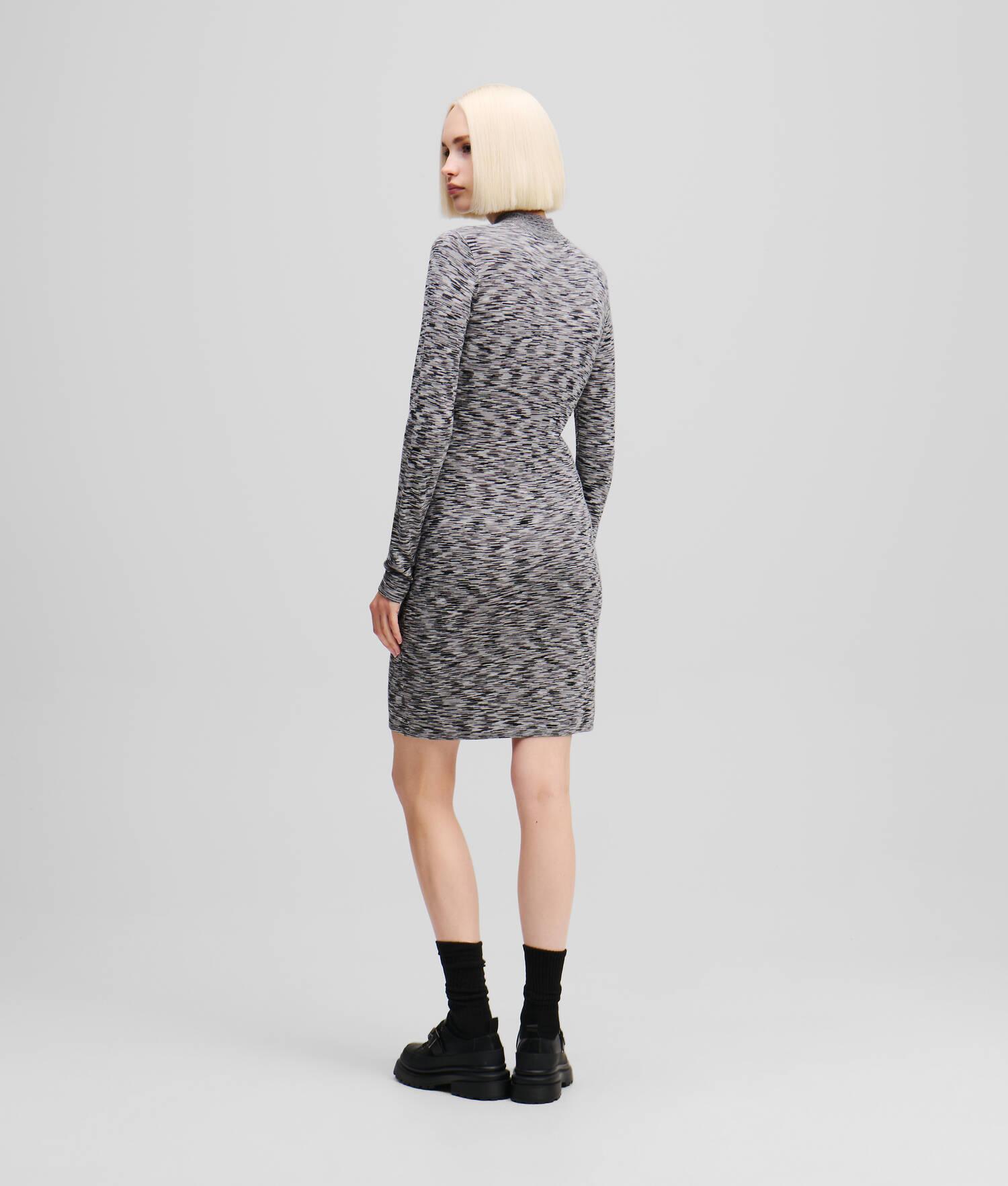 LONG-SLEEVED KNIT DRESS Product Image