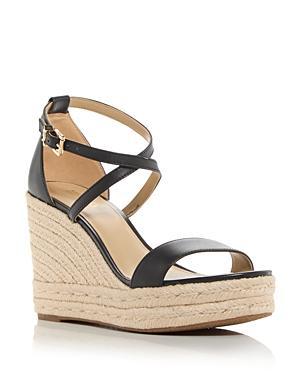 Michael Kors Womens Kayla Platform Wedge Espadrille Sandals Product Image