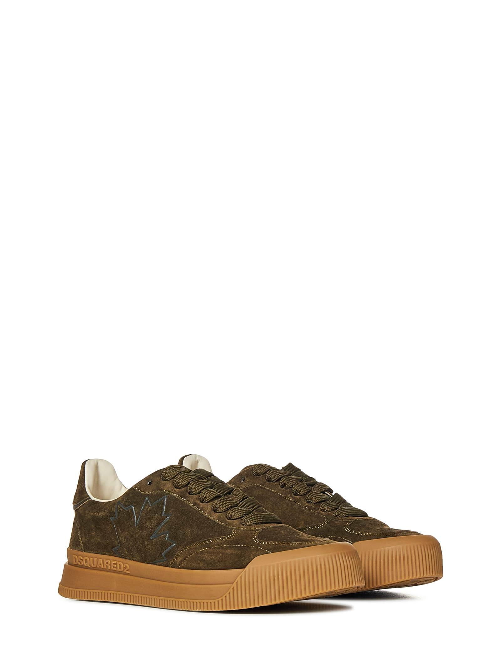 DSQUARED2 New Jersey Sneakers In Blue Product Image