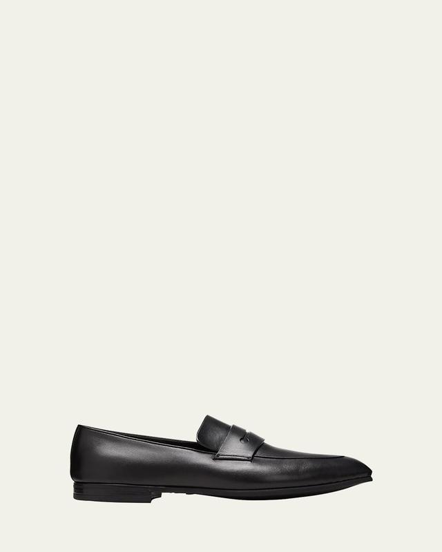 Mens Lasola Leather Penny Loafers Product Image