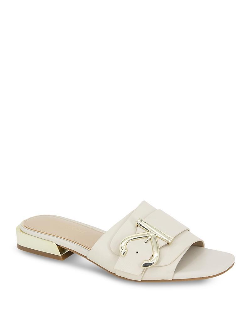 Kenneth Cole Womens Irene Slip On Embellished Slide Sandals Product Image