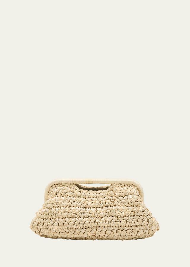 Womens Aurora Raffia Clutch Product Image