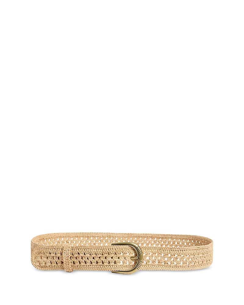 Gerard Darel Womens Erika Crocheted Raffia Belt Product Image