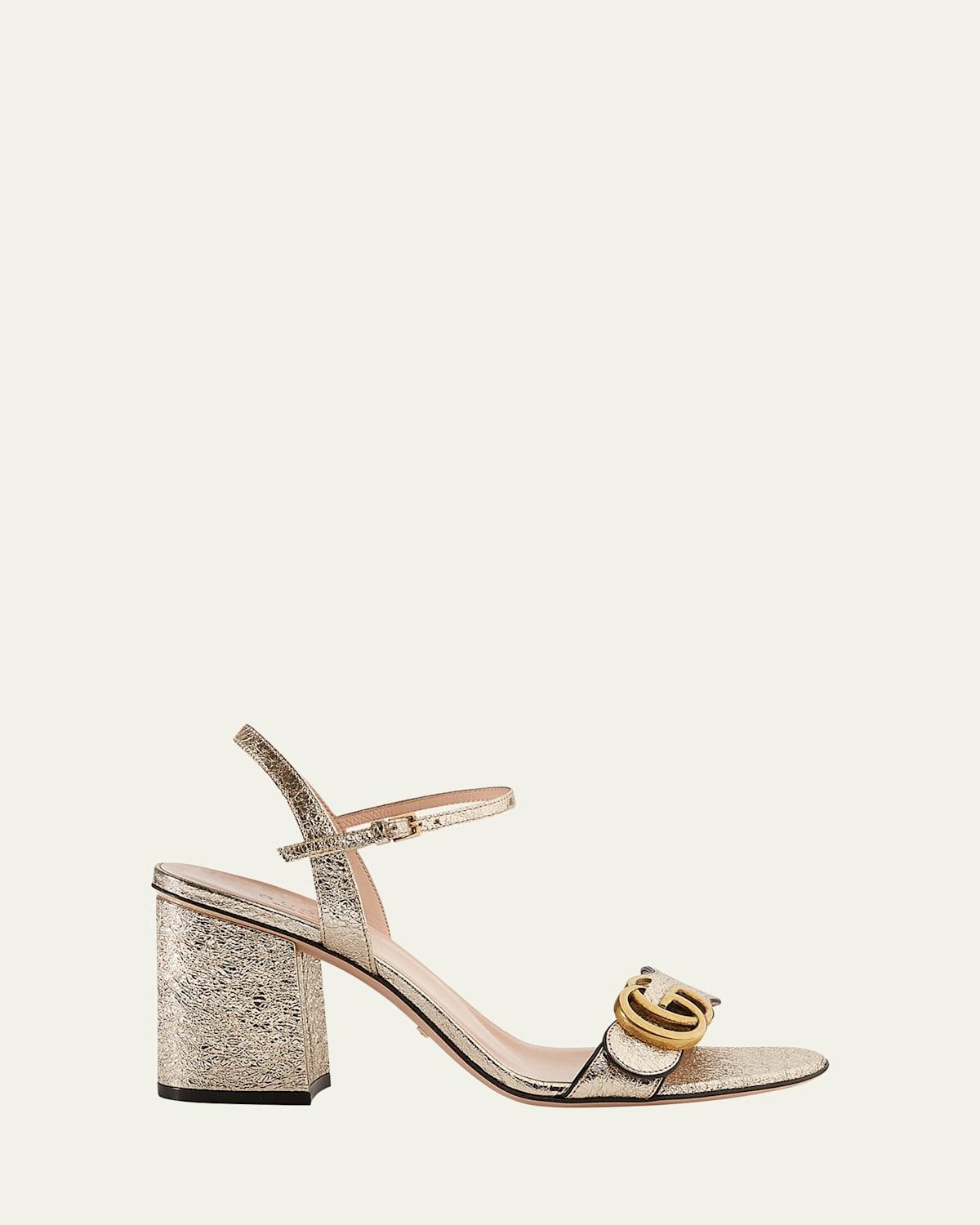 Womens Marmont GG Ankle-Strap Sandals Product Image