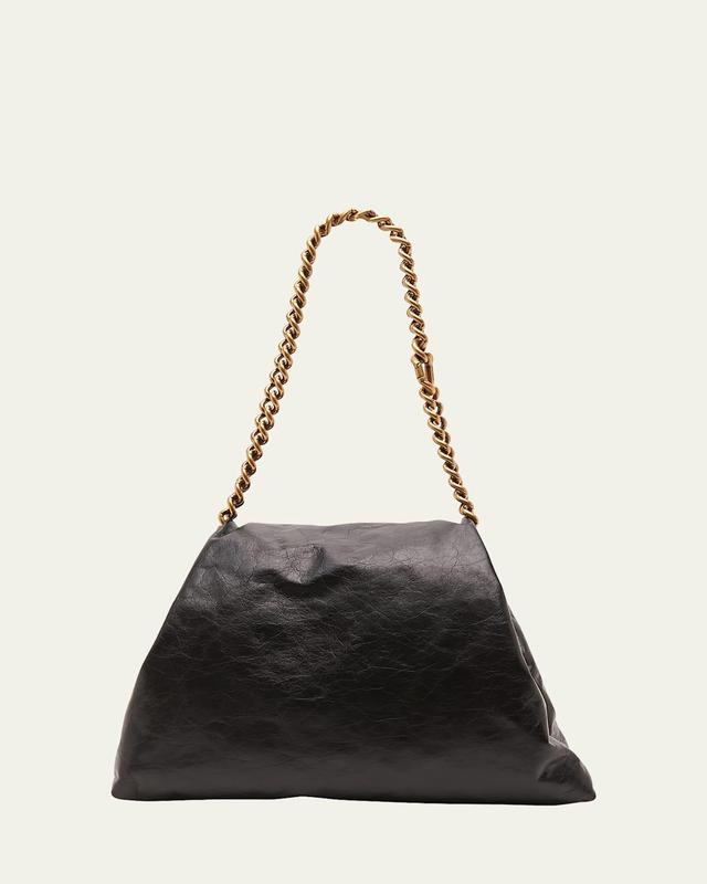 Crush Medium Leather Chain Shoulder Bag Product Image