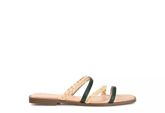 Journee Collection Brinna Tru Comfort Foam Womens Strappy Slide Sandals Green Product Image