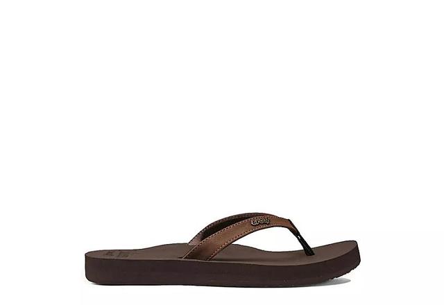 Reef Womens Cushion Luna Sandals Black Product Image