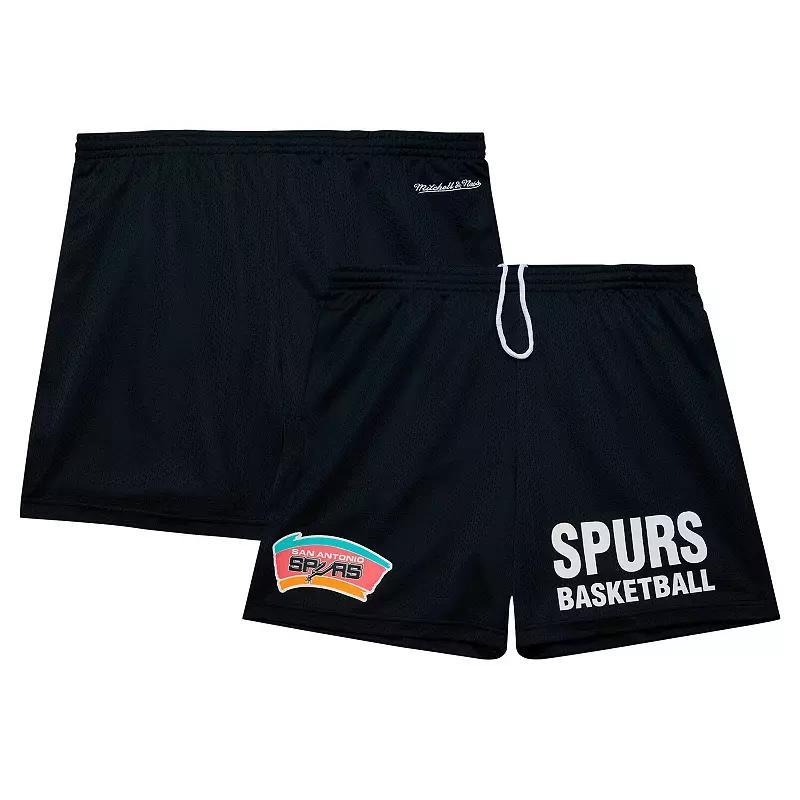 Mens Mitchell & Ness San Antonio Spurs Hardwood Classics Gameday Mesh Shorts Product Image