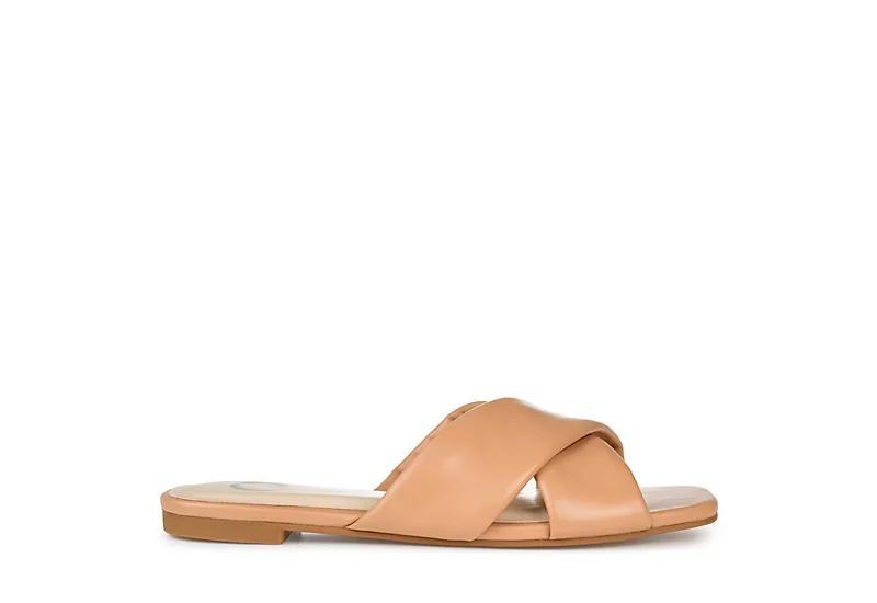 Journee Collection Womens Carlotta Flat Slide Sandals Product Image