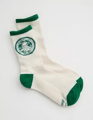 Aerie Ribbed Cotton Crew Socks Product Image