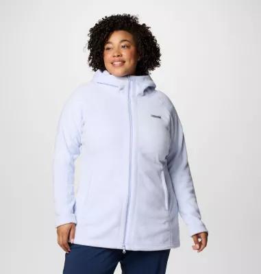 Columbia Women s Benton Springs II Long Fleece Hoodie - Plus Size- Product Image