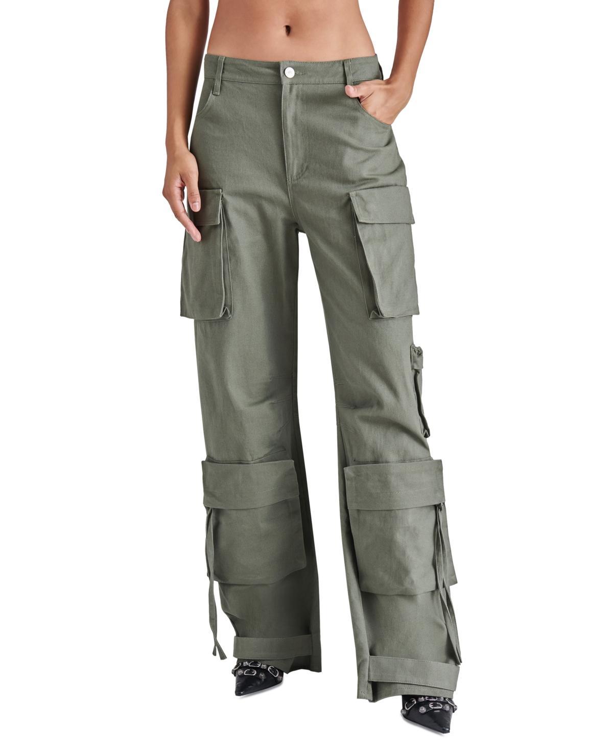 Steve Madden Duo Wide Leg Cargo Pants Product Image