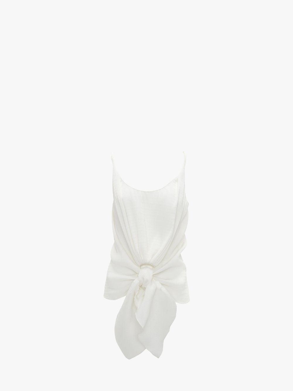 KNOTTED STRAP TOP in white | JW Anderson US  Product Image