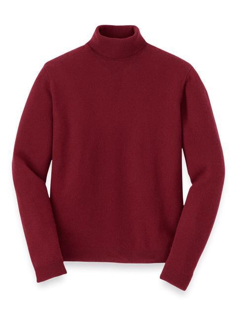 Cashmere Turtleneck Sweater - Brown Product Image