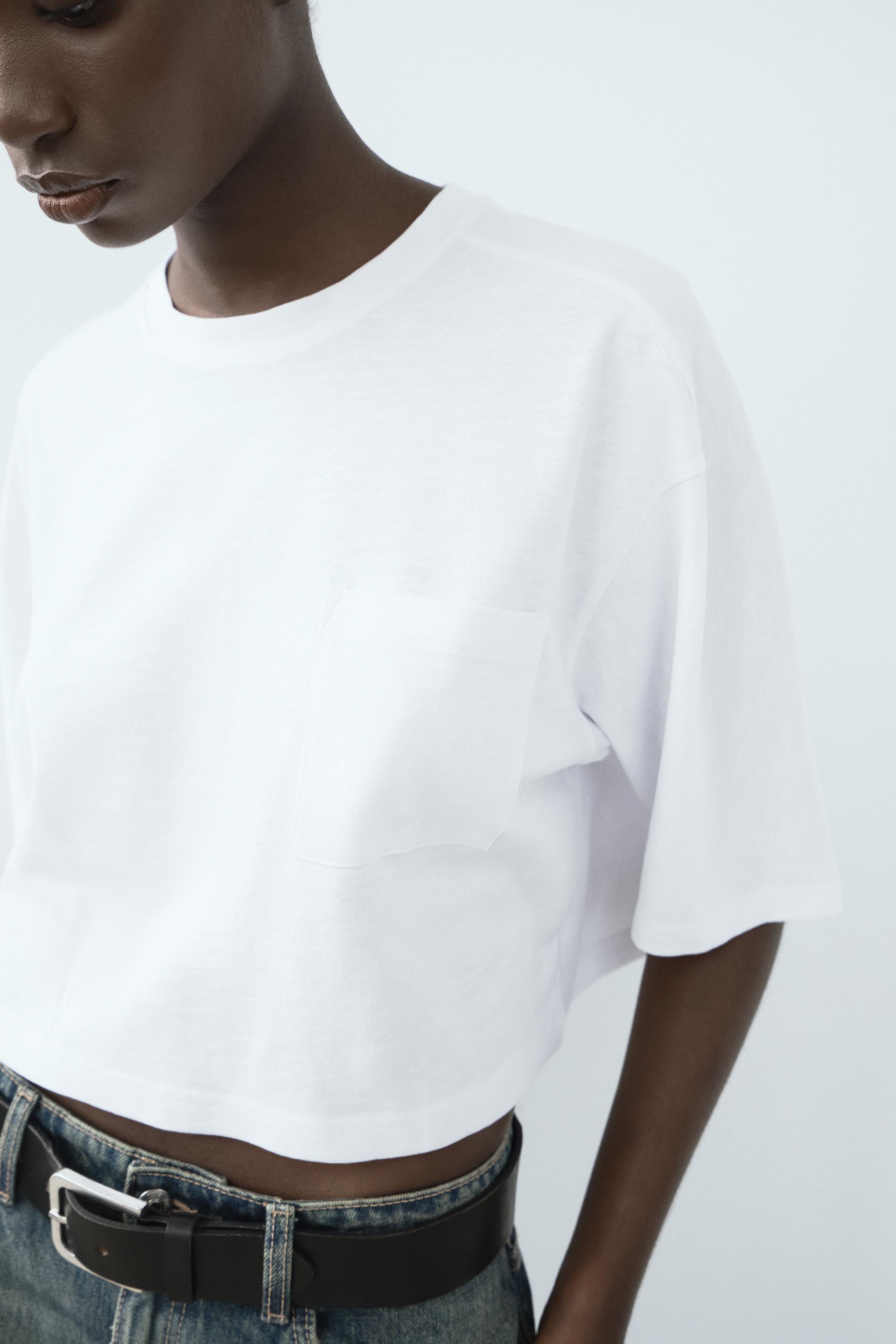 COTTON FLAMÉ CROP TOP product image