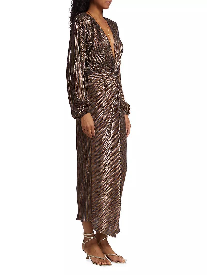 Sutton Metallic Maxi Dress Product Image