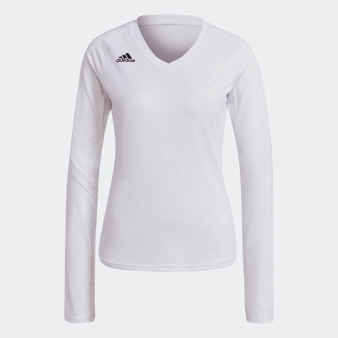 adidas Quickset Long Sleeve Jersey Team Navy S Womens Product Image