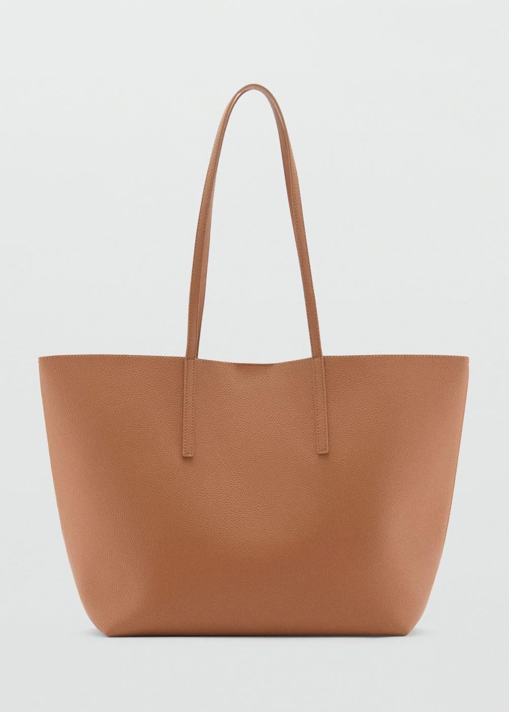 MANGO - Pebbled effect shopper bag - One size - Women Product Image