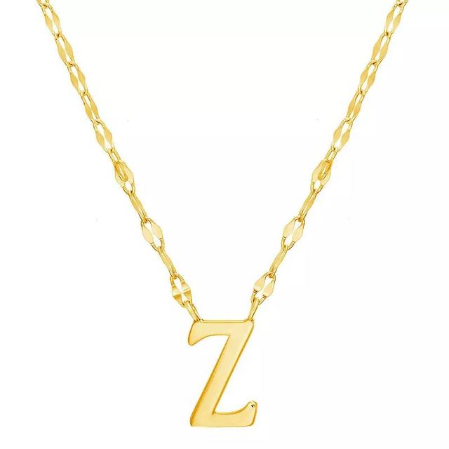 Paige Harper Initial Necklace, Womens Z Gold Tone Product Image