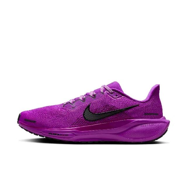 NIKE Men's Pegasus 41 Road Running Shoes In Vivid Grape/black/hyper Violet Product Image