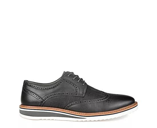 Vance Co. Warrick Mens Wingtip Derby Shoes Red Product Image