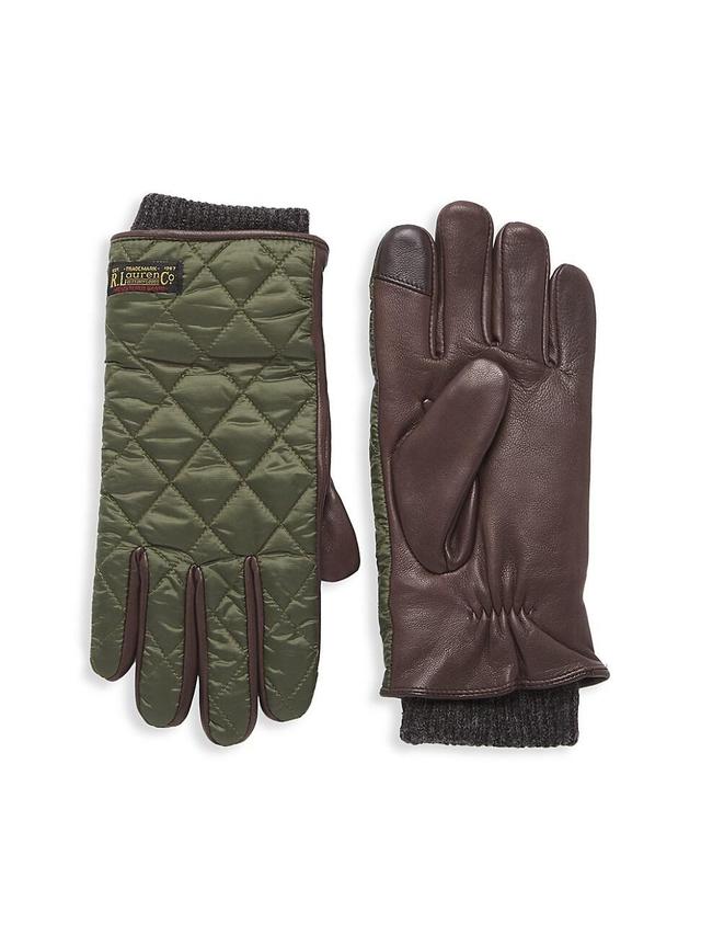 Mens Touch Quilted Field Gloves Product Image