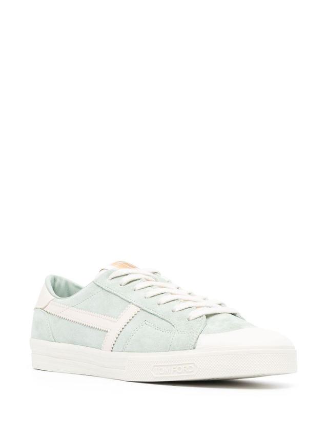 TOM FORD Warwick Low-top Sneakers In Green Product Image