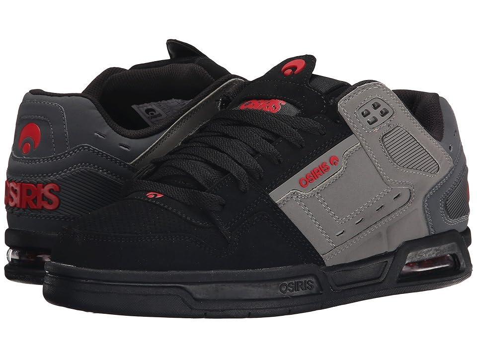 Osiris Peril (Grey/Red) Men's Skate Shoes Product Image