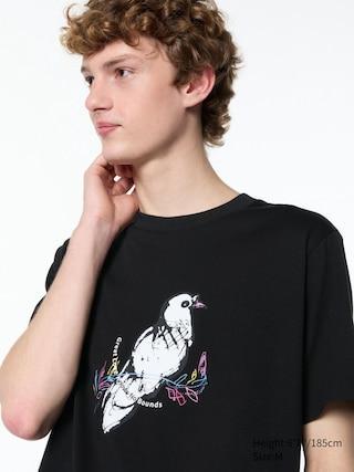 Mens Peace For All Short-Sleeve Graphic T-Shirt (Han Meilin) Black XL UNIQLO US Product Image