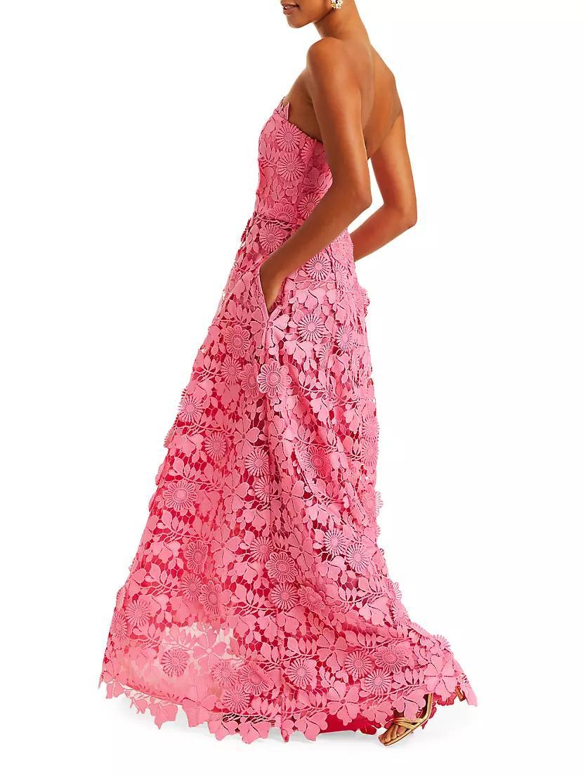 Cataleya Strapless Lace Gown Product Image