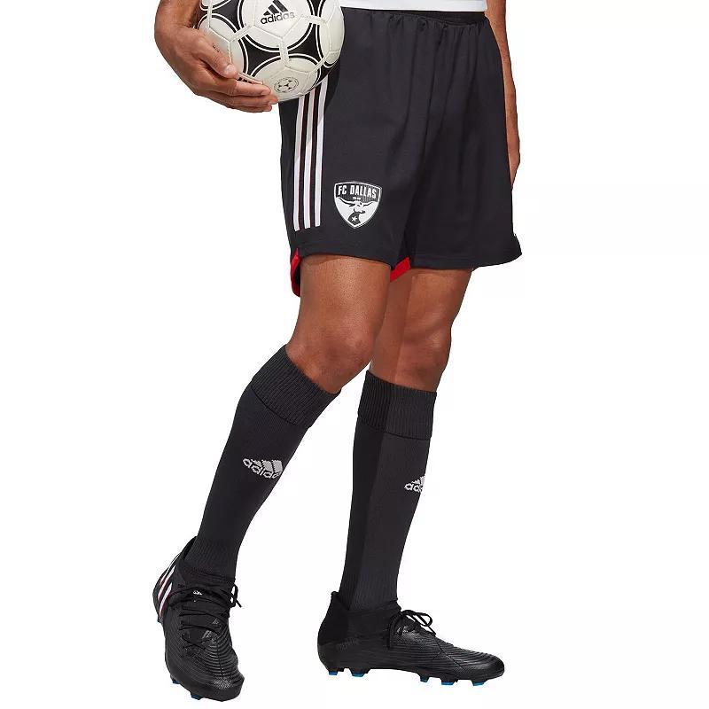 Mens adidas Black FC Dallas 2023 Away AEROREADY Authentic Shorts Product Image