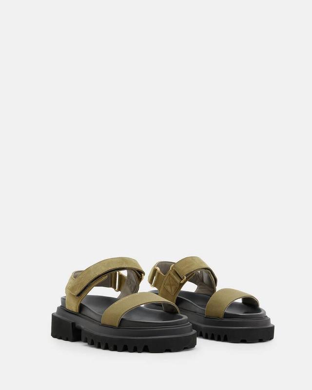 Rory Chunky Suede Velcro Sandals Product Image