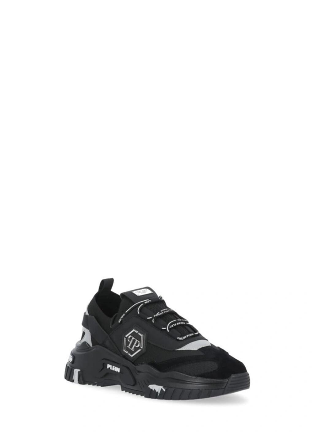 Predator Vegan Trainer Leather Sneakers In Black Product Image