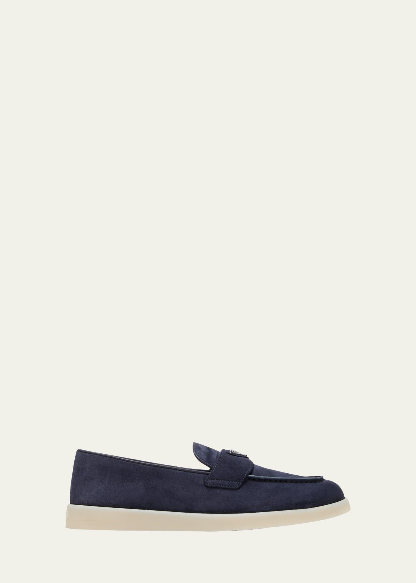 Prada Saint Tropez Suede Loafer Product Image