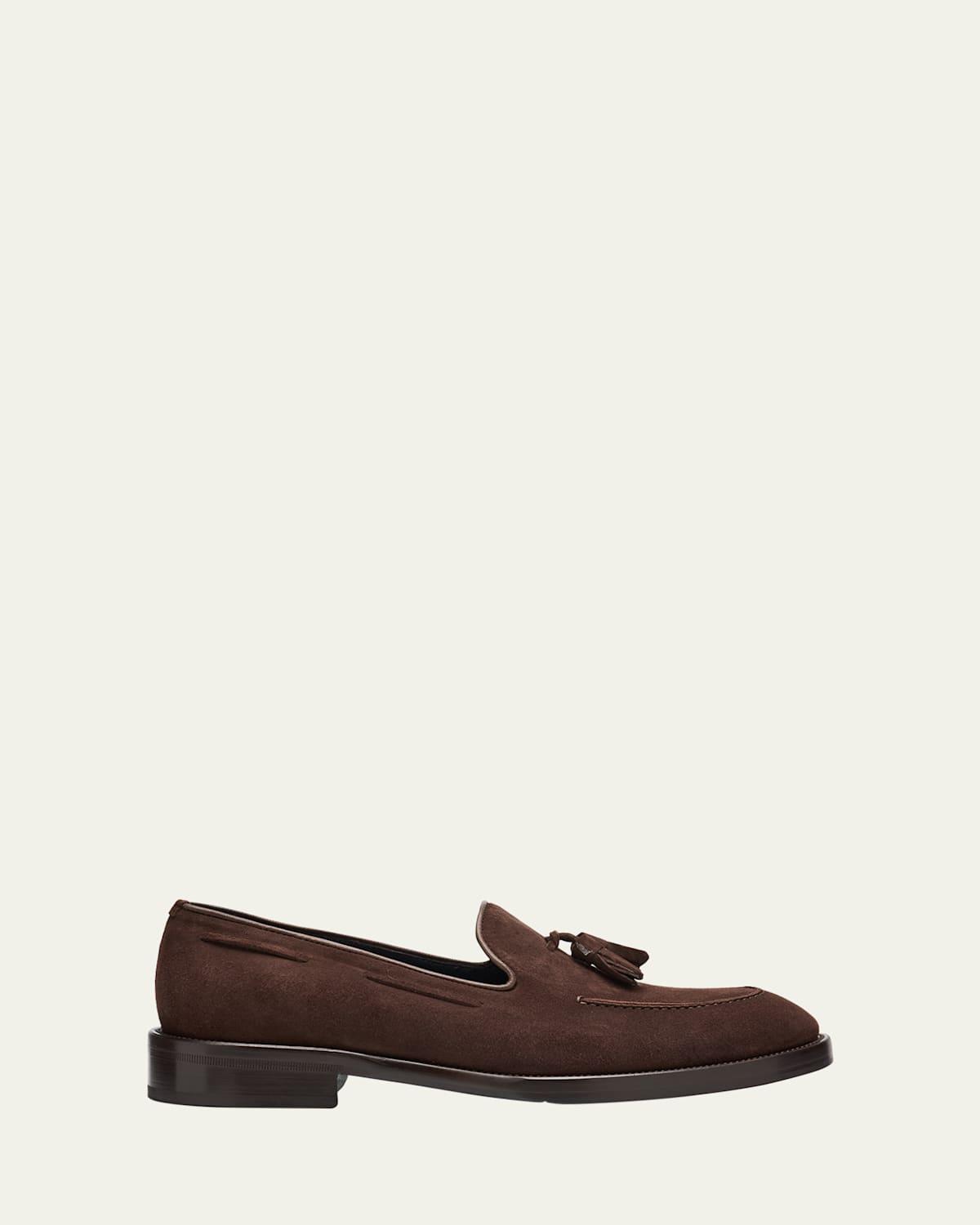 Mens Lukas Suede Tassel Loafers Product Image