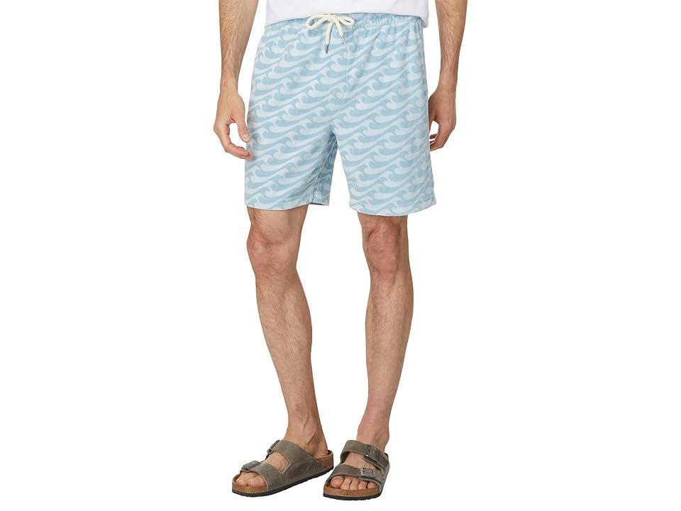 Faherty Cabana Towel Terry Sweatshorts (Endless Peaks) Men's Shorts Product Image