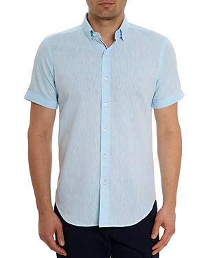 Mens Palmer Linen & Cotton-Blend Shirt Product Image