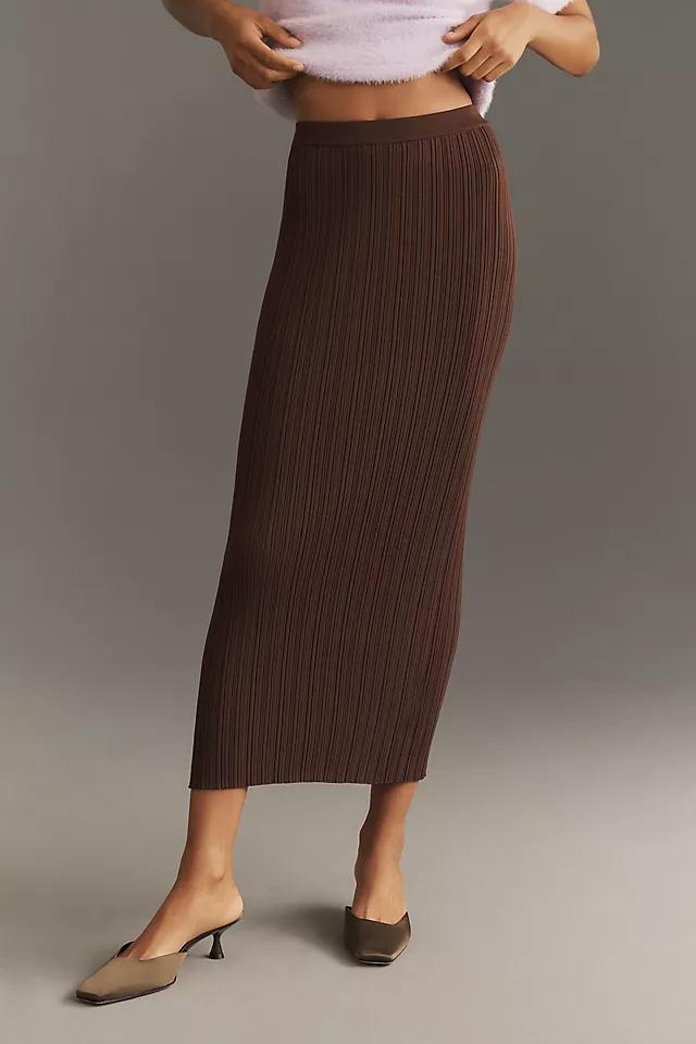 WAYF Rib Midi Skirt Product Image