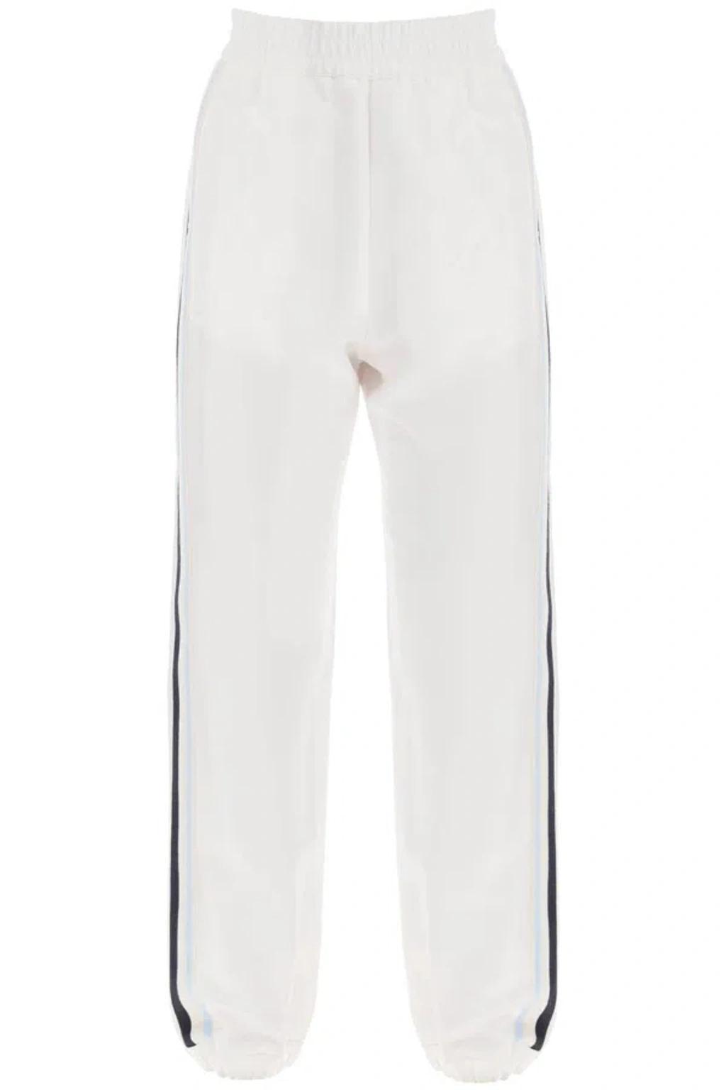 MONCLER Logo Banded Joggers With Women In White Product Image