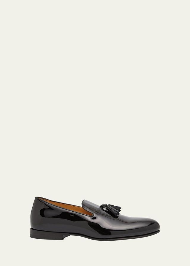 Mens Patent Leather Tassel Loafers Product Image