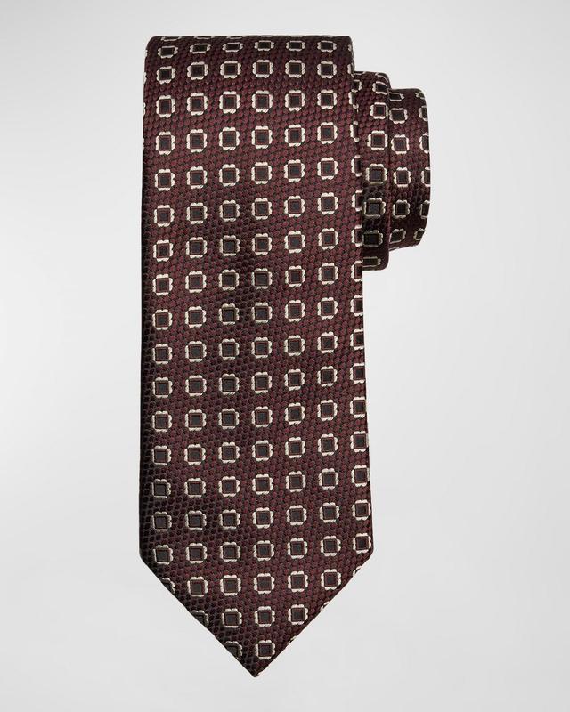 Men's Fancy Box Silk Tie Product Image