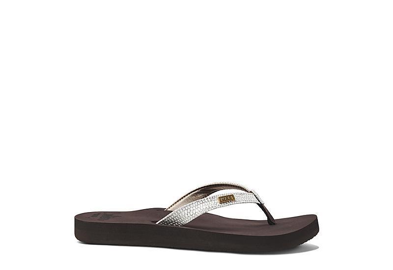 Reef Star Cushion Sassy (Brown/White) Women's Sandals Product Image