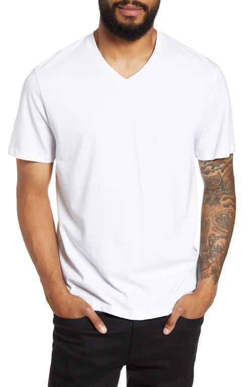 Vince Regular Fit Garment Dyed V-Neck T-Shirt Product Image