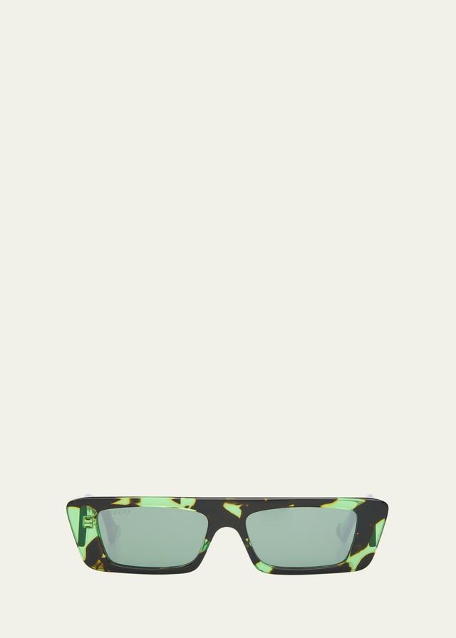 Mens Acetate Rectangle Sunglasses Product Image