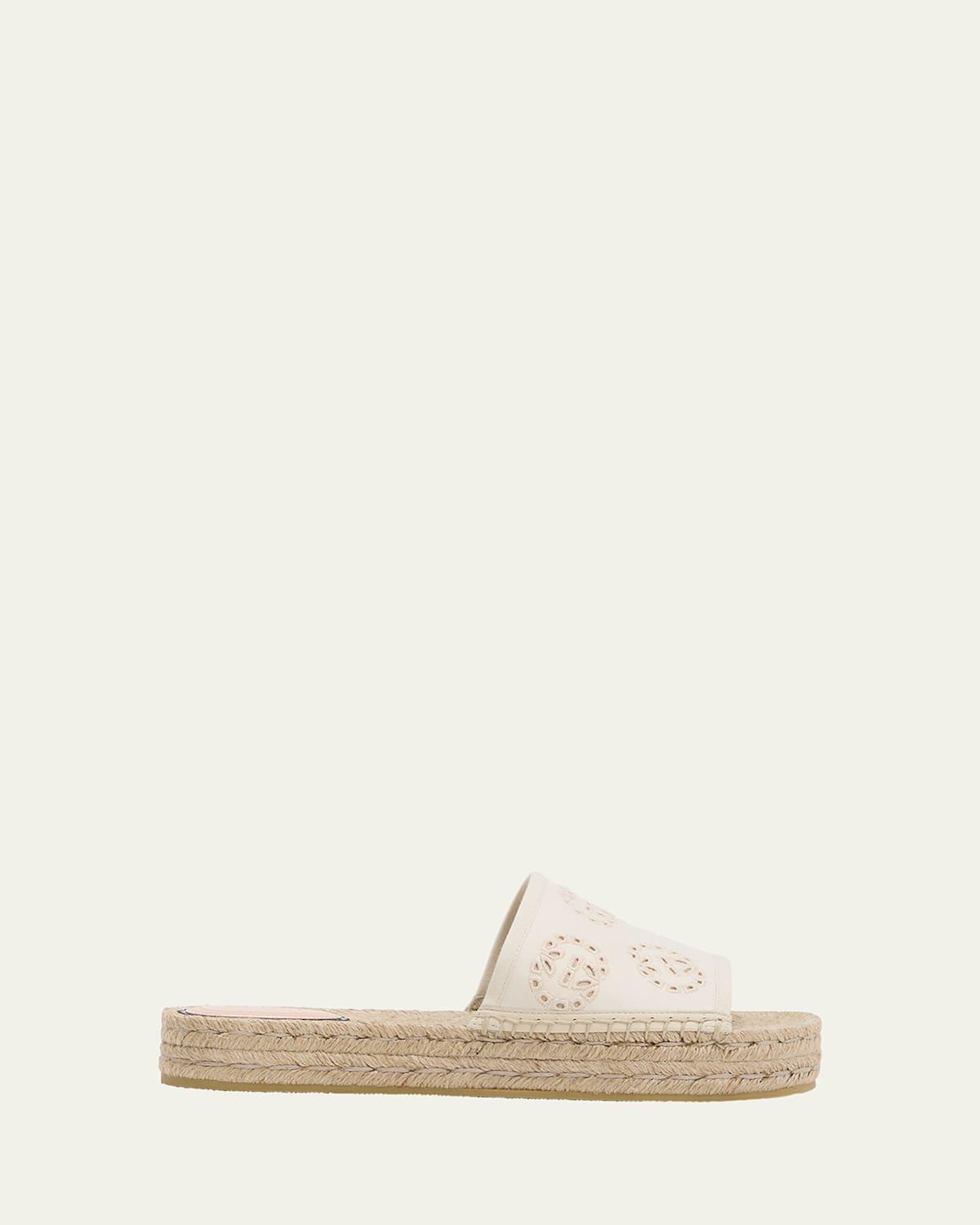 Womens Damita Logo Eyelet Canvas Espadrilles Product Image