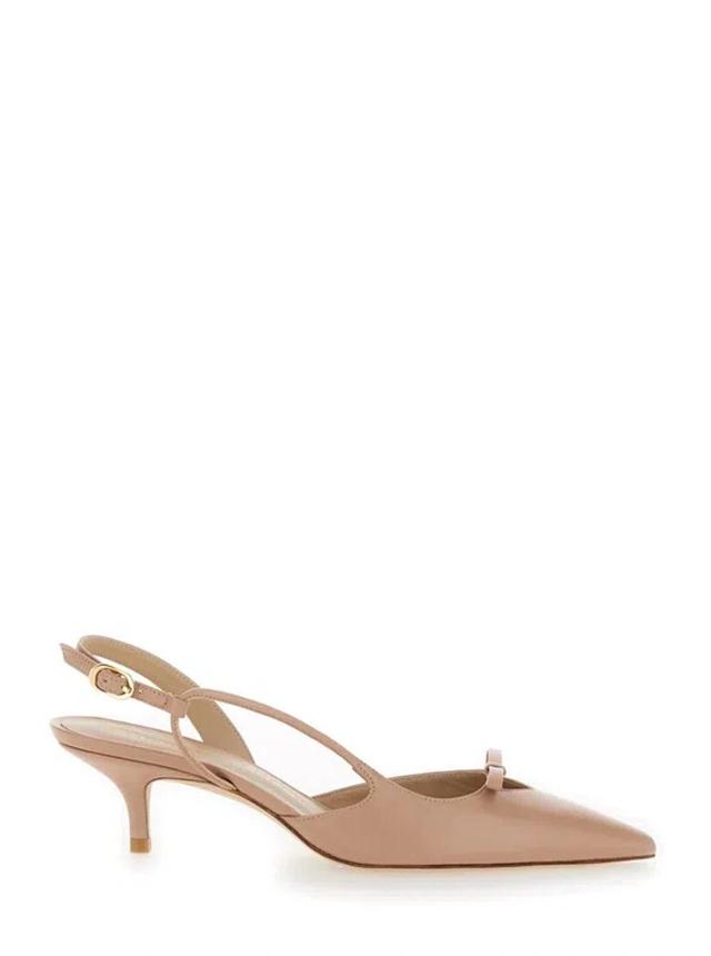 STUART WEITZMAN Tully 50 Slingback In Brown Product Image